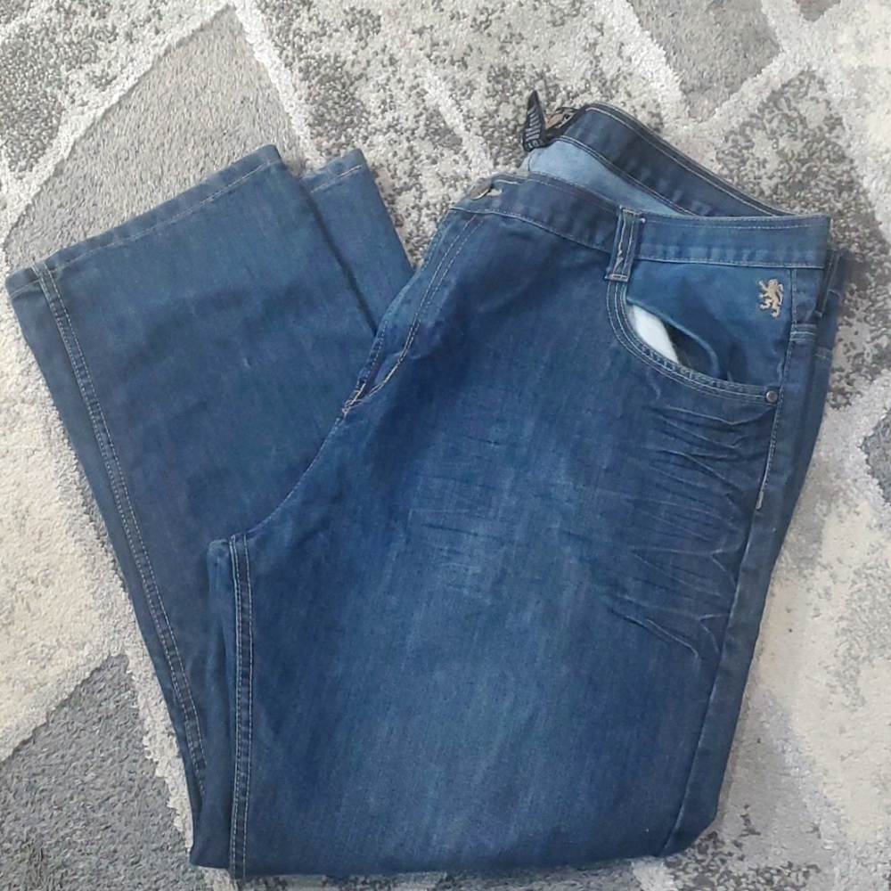 Lions Crest Men's Jeans 44x30 BIG & TALL